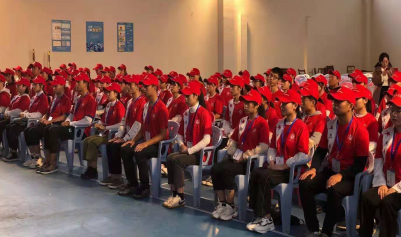 武昌区文明办领导莅临beat365 为军运会志愿者加油鼓劲