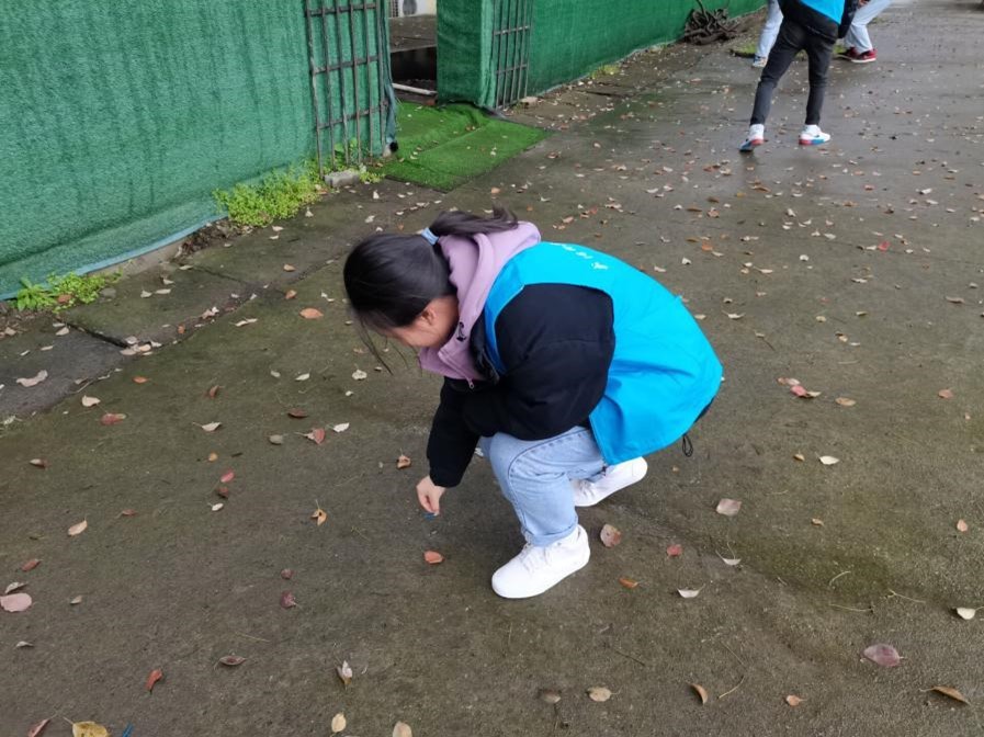 beat365英国官方网站“雷锋月” 清扫校园志愿活动